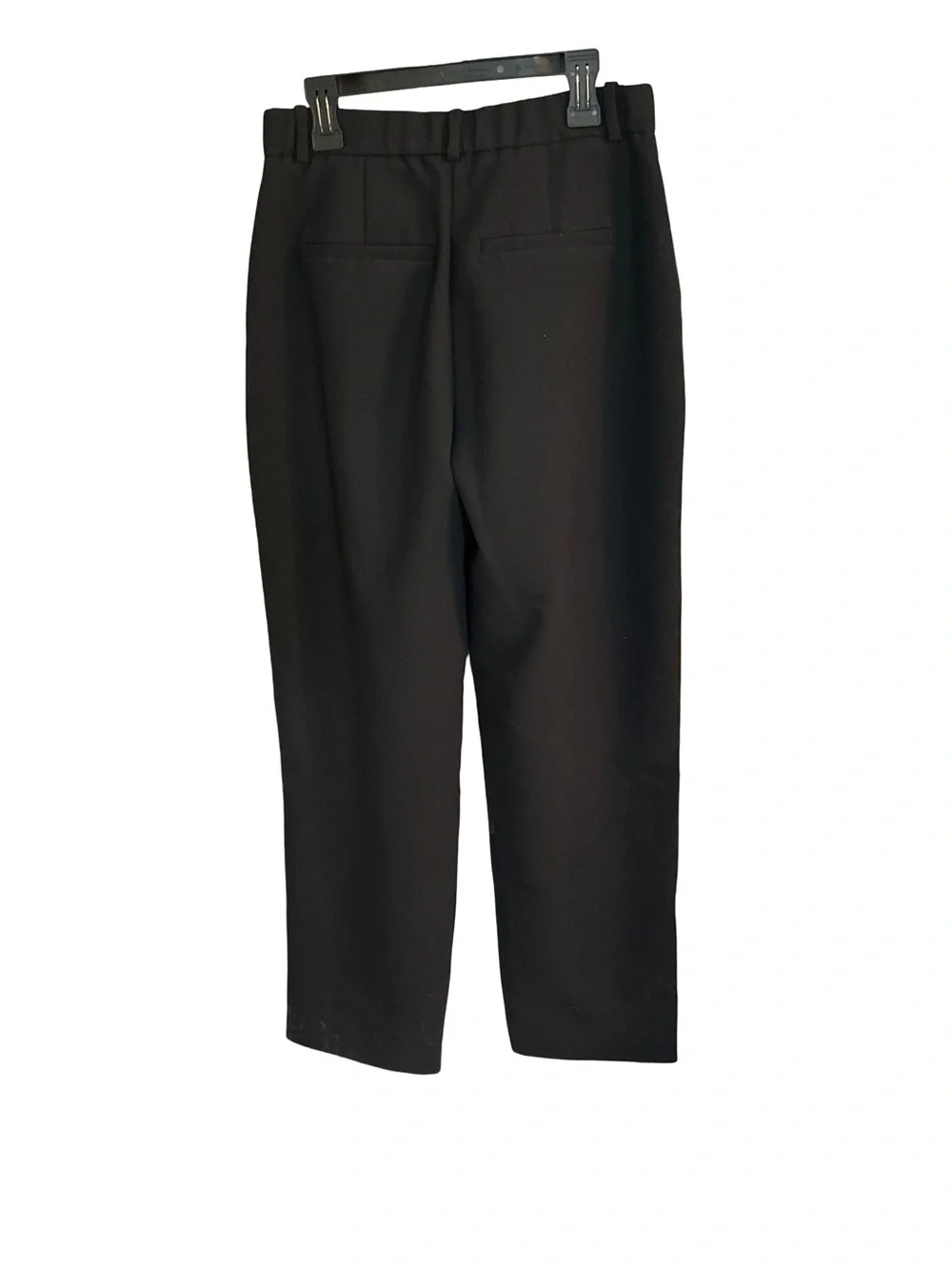 Abercrombie & Fitch Pleated HighRise Tailored Trousers Black S 25 Dark Academia